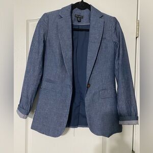 WILLI Smith Denim Cuffed Blazer Women’s Size XS